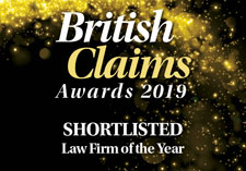 British Claims Awards 2019 - Shortlisted - Law Firm of the Year
