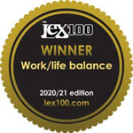 The Lex 100 - Featured Firm: Work/life balance