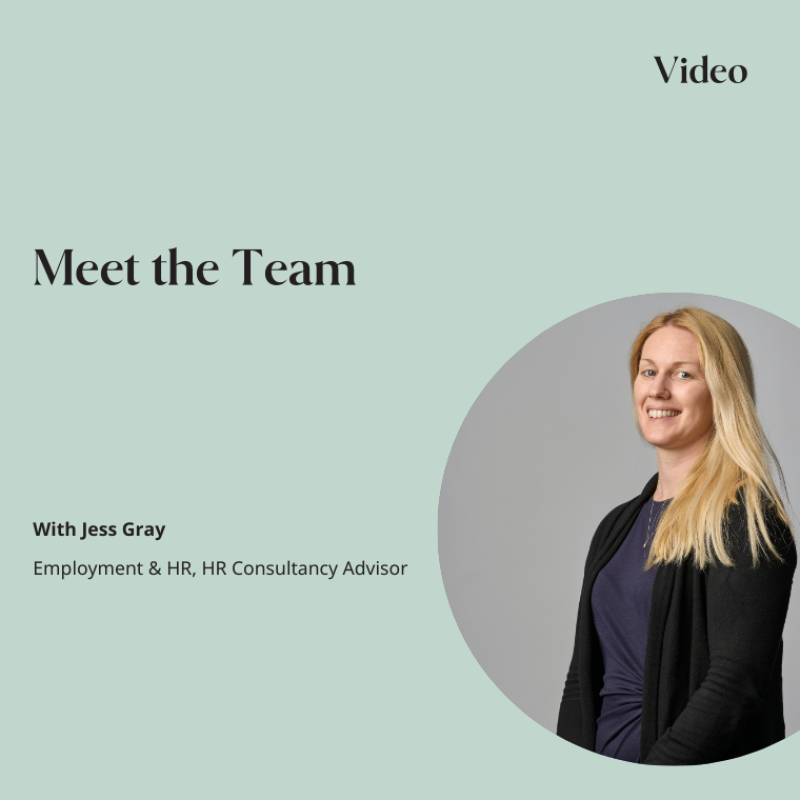 Meet HR Consultancy Advisor, Jess Gray