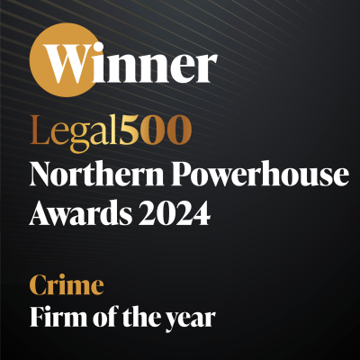Legal 500 Northern Powerhouse Awards 2024 Crime Firm of the year