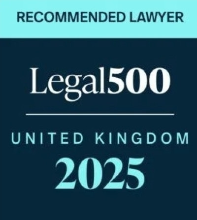 Legal 500 Recommended Lawyer 2025 logo